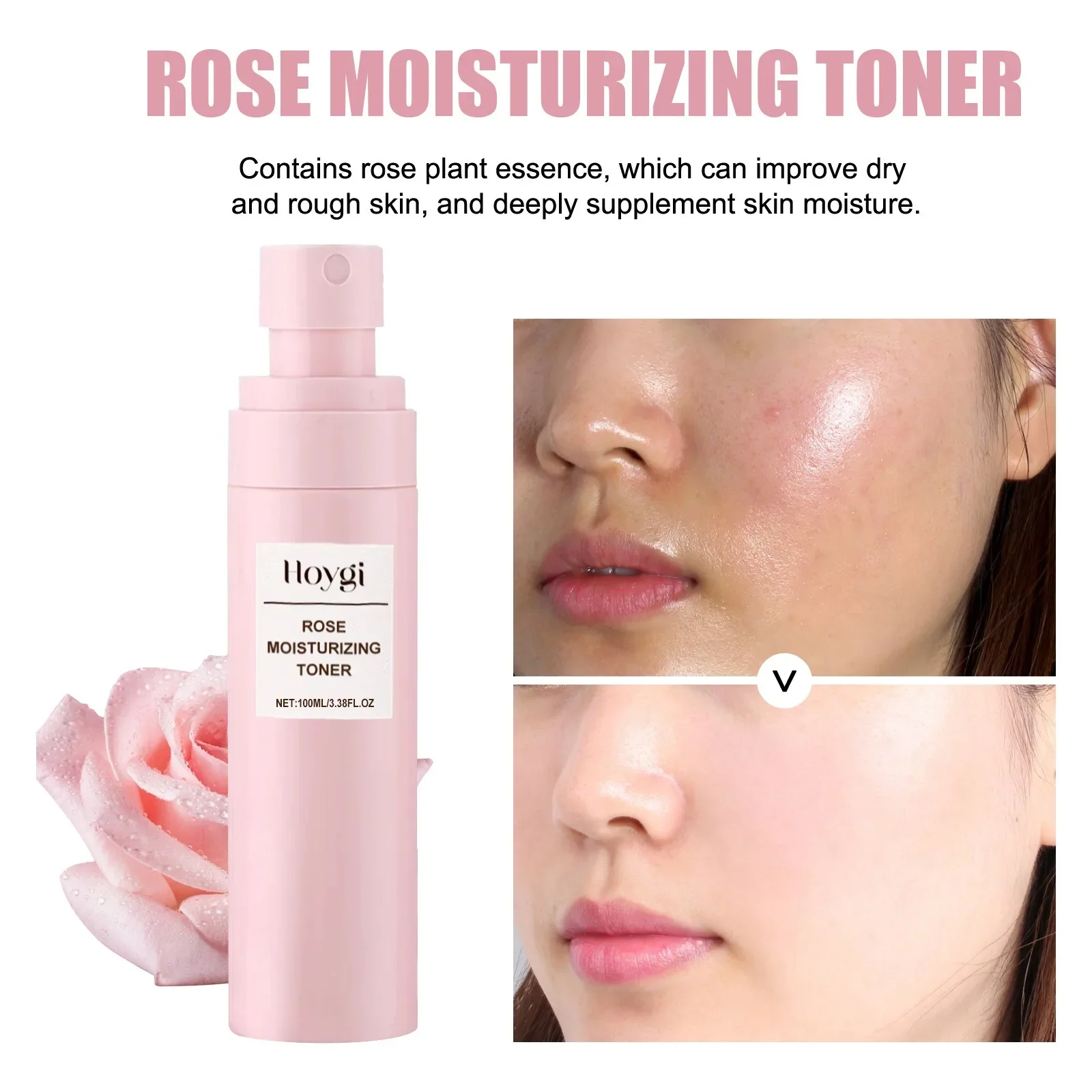 Rose Water Spray - 로즈 워터 페이셜 스프레이, 건성 피부