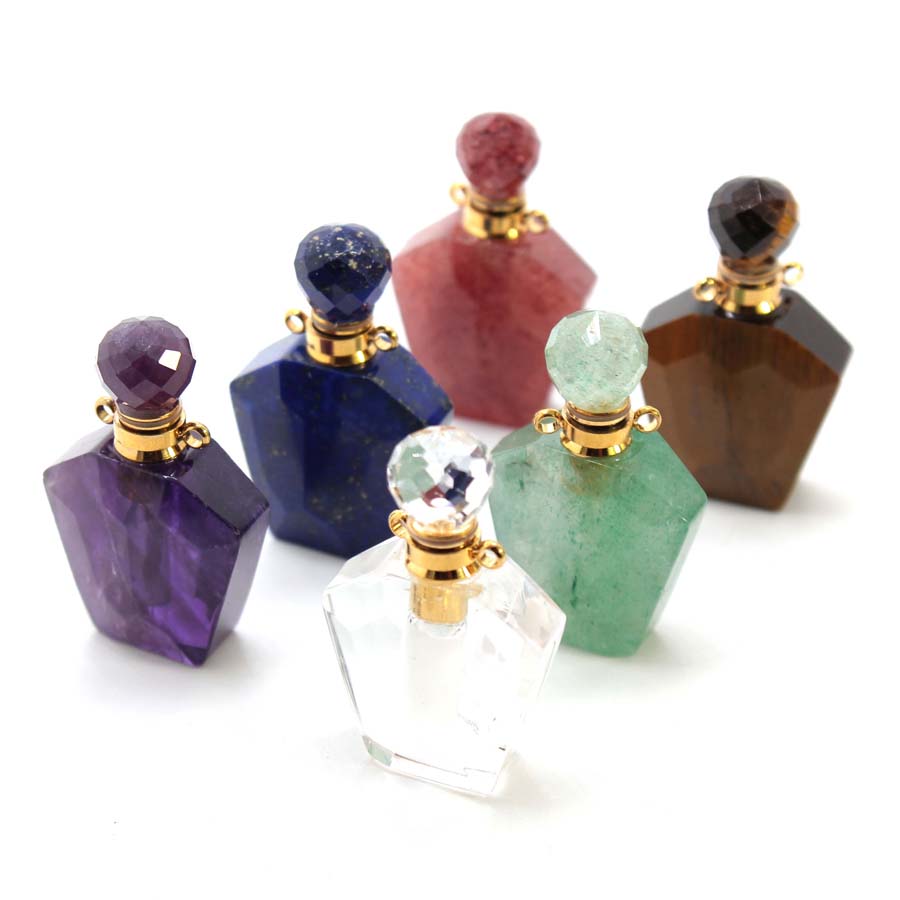 천연 크리스탈 스톤 향수병 펜던트 디퓨저 목걸이 유니섹 - Rose Water Spray 리뷰 및 가격