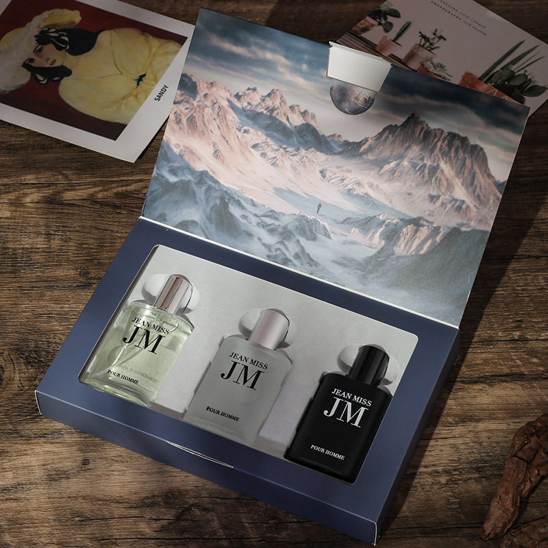 남성용 오드뚜왈렛 향수 선물 세트 3개, 엠보싱 처리된 - Perfume Fragrance Blue 리뷰 및 가격