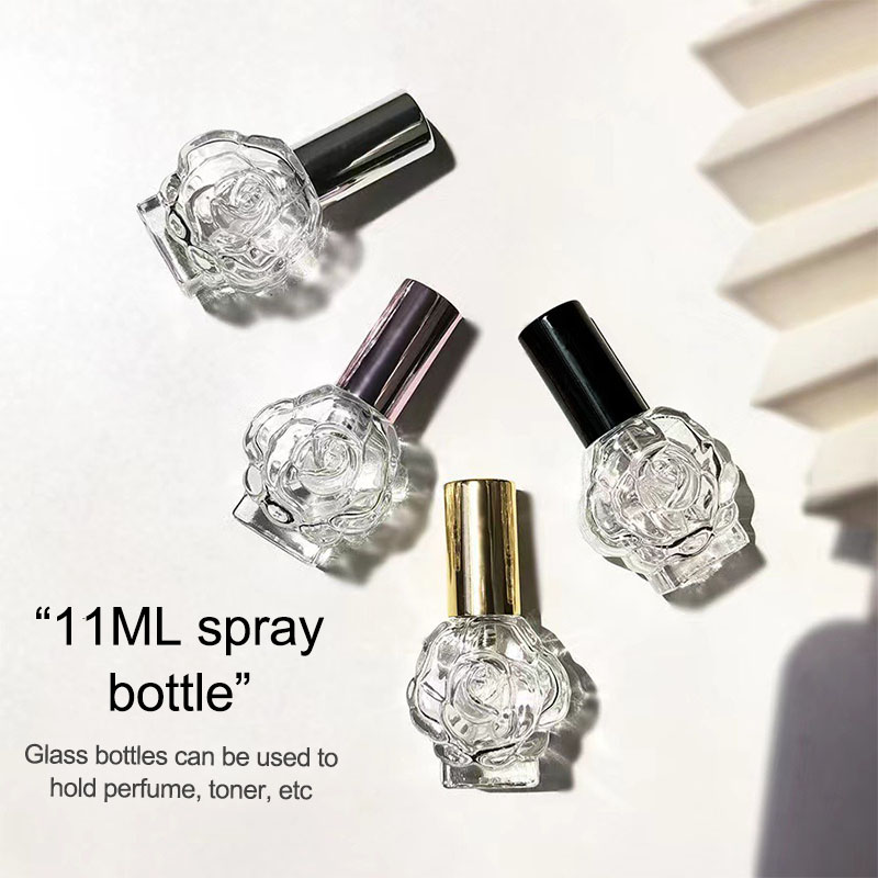 새로운 10ML 향수병 유리 스프레이 미니 로즈 모양  - Rose Water Spray 리뷰 및 가격